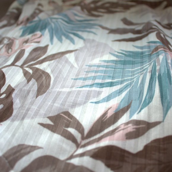 FLJ Studio | Sleeveless Palm Leaf Blouse - Picture 7 of 9